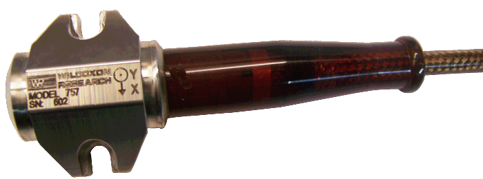 Wilcoxon -757 ( Biaxial underwater accelerometer, rated to 650psi )